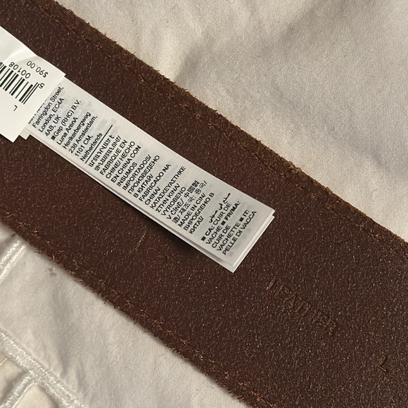 Banana Republic Heritage Etched Buckle Waist Belt Large - Picture 8 of 13